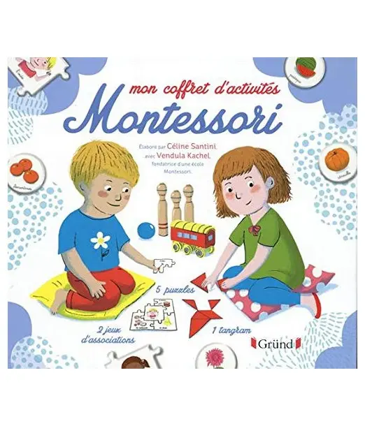 Mon coffret d'activités Montessori 3 ans + Univers Enfant - 