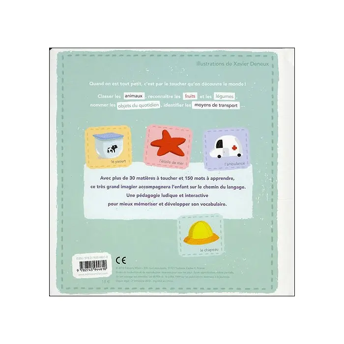 Mon grand imagier à toucher 3 ans + Livres & Activités - Maroc