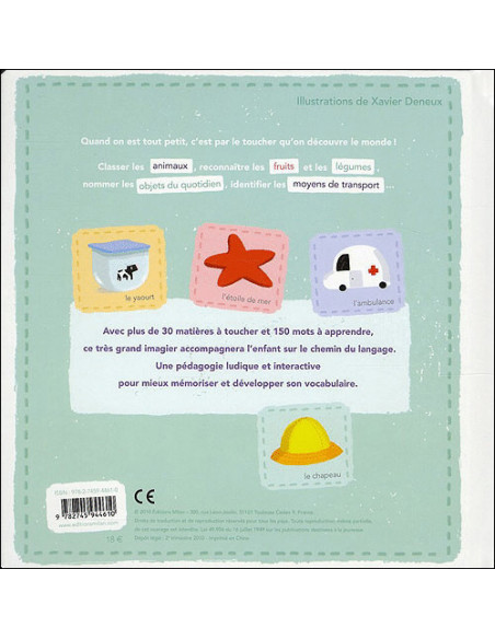 Mon grand imagier à toucher 3 ans + Livres & Activités - Maroc