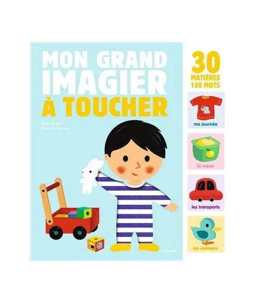 Mon grand imagier à toucher 3 ans + Livres & Activités - Maroc