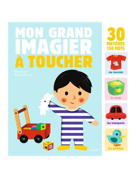 Mon grand imagier à toucher 3 ans + Livres & Activités - Maroc