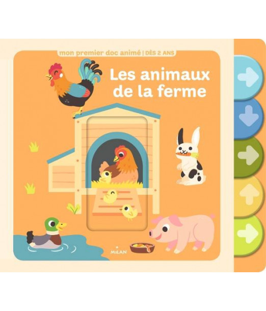 Mon premier doc animé, Les animaux de la ferme 2 ans + Livres &