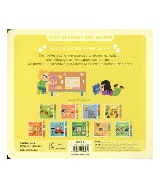 Mon premier doc animé - L'école maternelle 2 ans + Livres & 2
