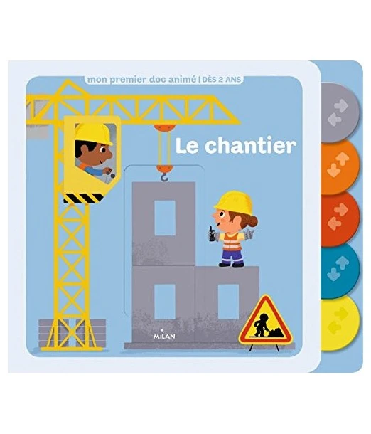 My first animated non-fiction book - The construction site from 2 years