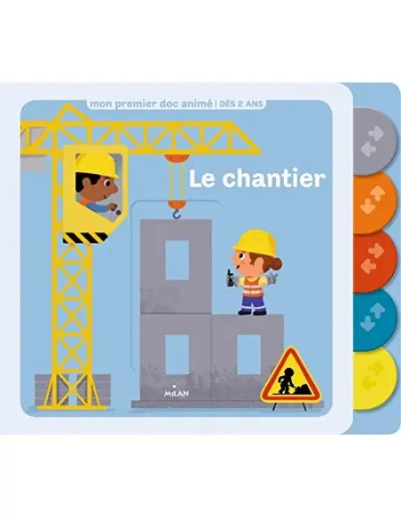 My first animated non-fiction book - The construction site from 2 years
