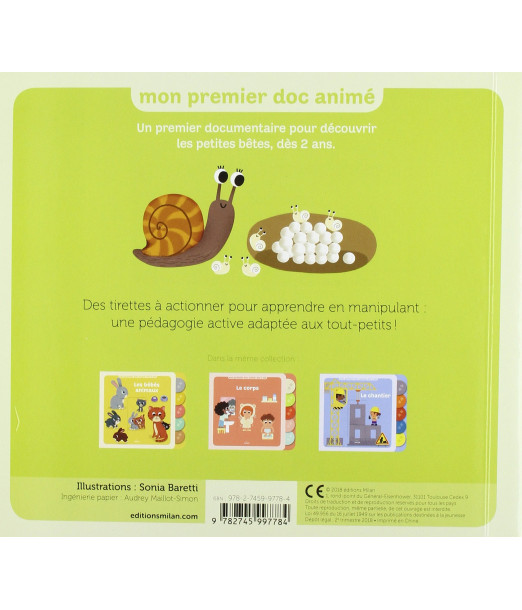 Mon premier doc animé - Les petites bêtes 2 ans + Livres & 2