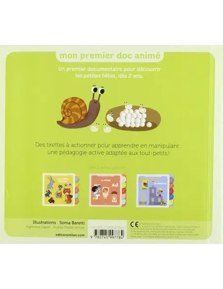 Mon premier doc animé - Les petites bêtes 2 ans + Livres &