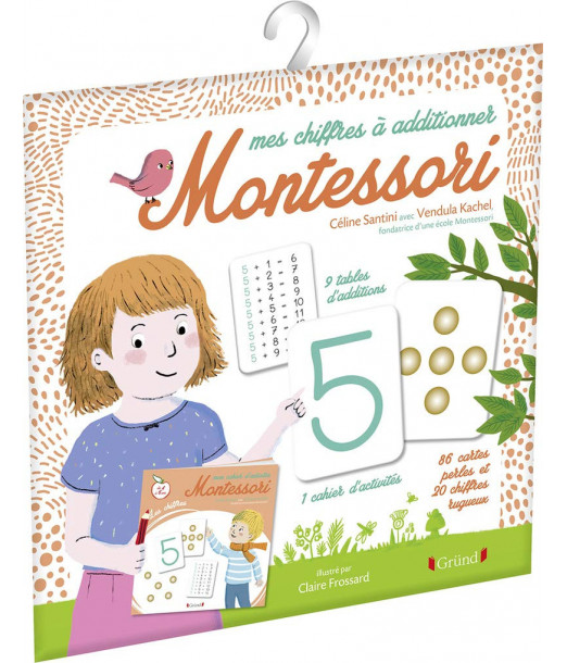 Montessori Mes chiffres à additionner 3 ans + Livres &