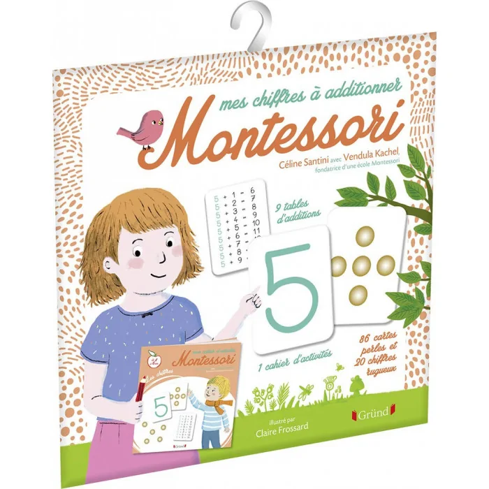 Montessori Mes chiffres à additionner 3 ans + Livres &