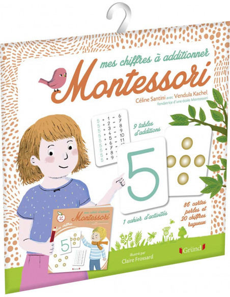 Montessori Mes chiffres à additionner 3 ans + Livres &