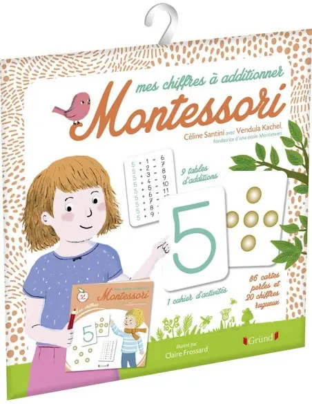 Montessori Mes chiffres à additionner 3 ans + Livres &