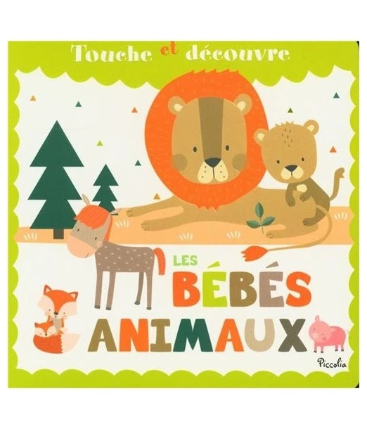 Touch and discover - Baby animals from 0 to 3 years
