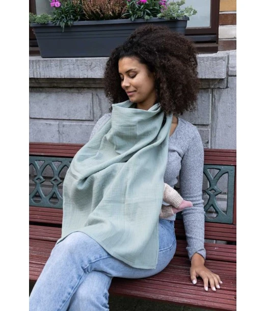 Doomoo breastfeeding bib, breastfeeding cape Mom'n Play Green 2