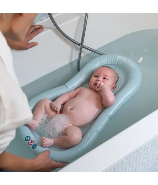 Doomoo inflatable bath mattress green from 0 months 2