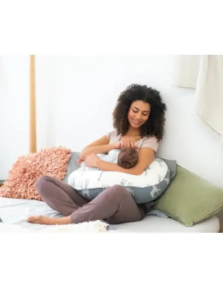 Doomoo Housse remplacement Buddy girafe grey Coussin