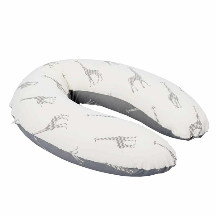 Doomoo Housse remplacement Buddy girafe grey Coussin
