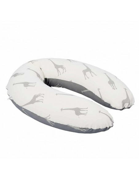Doomoo Housse remplacement Buddy girafe grey Coussin
