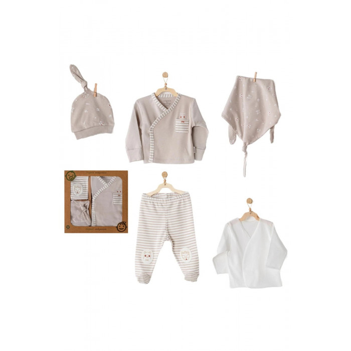 Coffret Naissance 100% Coton 5 Pièces Bear Coffret naissance 