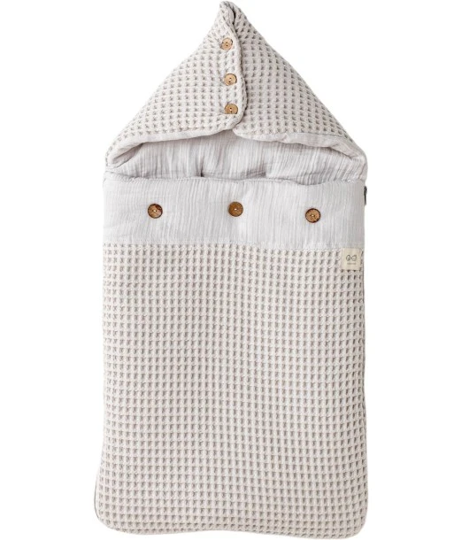 100% Cotton baby wrap 0m+ beige