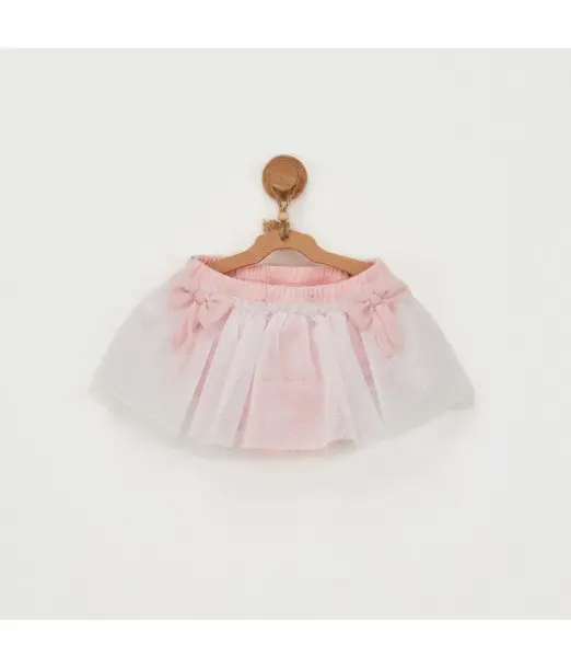 Tenue Bébé 2 Pièces Chic 100% Coton Flamant Rose 2