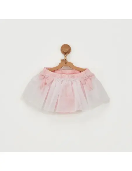 Smart 2-piece baby outfit 100% cotton — flamingo pink — photo 2