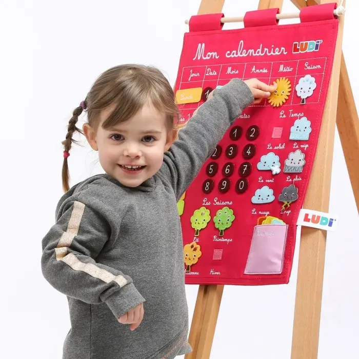Ludi Calendrier Basic Rose Jouet Éducatif 3ans+ 3 - 5 ans -