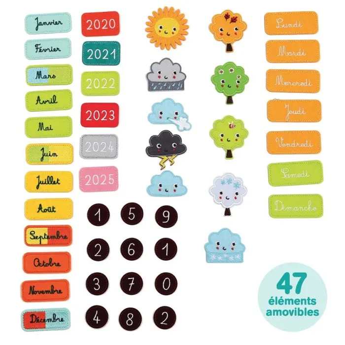 Ludi Calendrier Basic Rose Jouet Éducatif 3ans+ 3 - 5 ans -