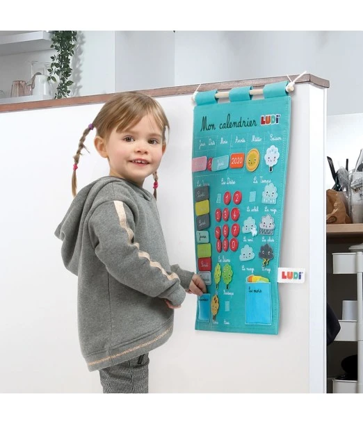 Ludi Basic calendar Blue educational toy from 3 years 2