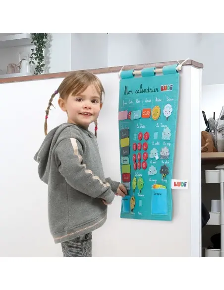Ludi Calendrier Basic Bleu Jouet Éducatif 3ans+ 3 - 5 ans -