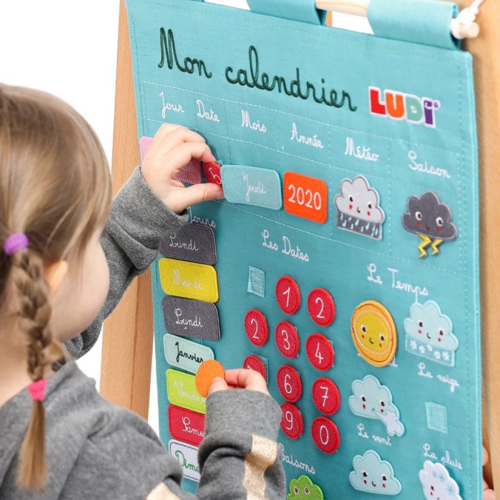 Ludi Calendrier Basic Bleu Jouet Éducatif 3ans+ 3 - 5 ans -