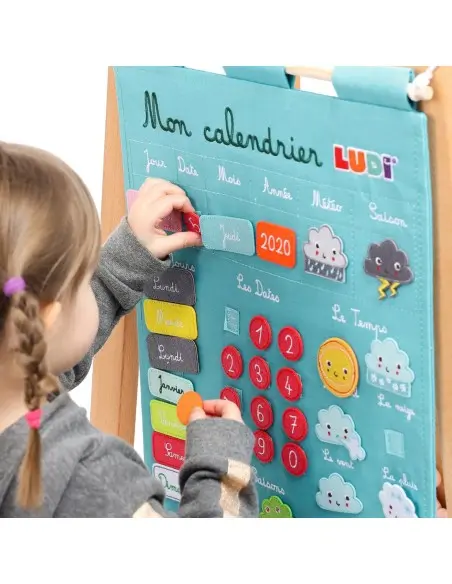 Ludi Calendrier Basic Bleu Jouet Éducatif 3ans+ 3 - 5 ans -
