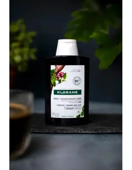 Klorane Anti-hair loss shampoo with Quinine & Organic Edelweiss 400 ml — photo 2