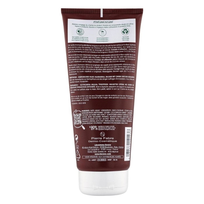 Klorane Après-shampoing à la Quinine & Edelweiss BIO Cheveux &