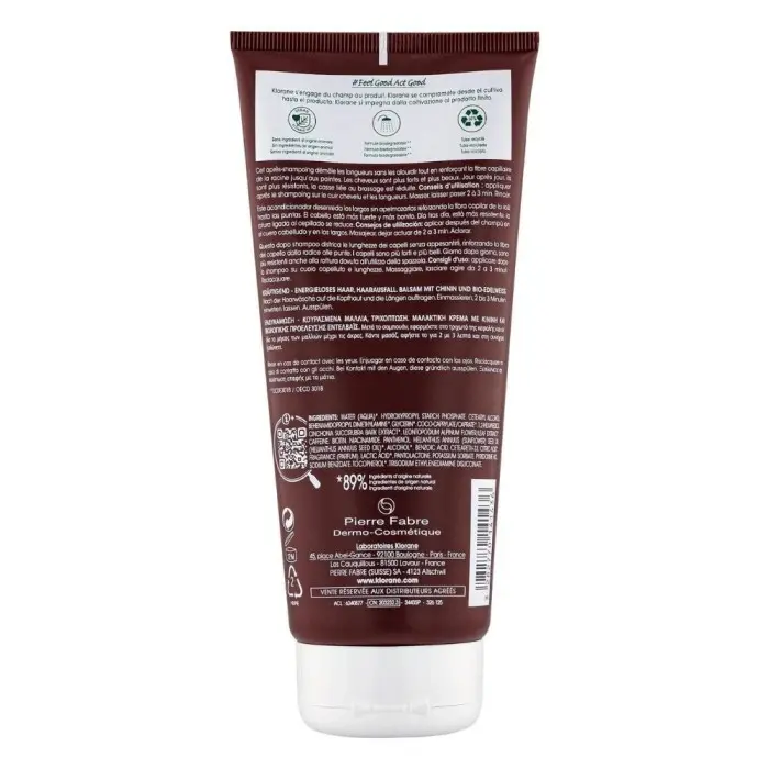 Klorane Après-shampoing à la Quinine & Edelweiss BIO Cheveux &
