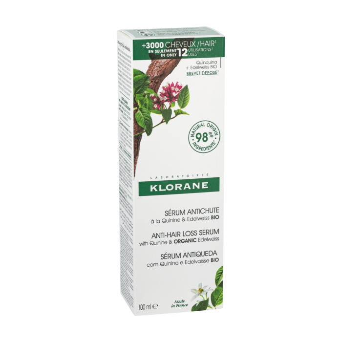 Klorane Sérum à la Quinine & Edelweiss BIO Cheveux & Corps -