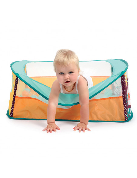 Ludi piscine a balle jungle avec 40 balles 6 mois + Piscine -