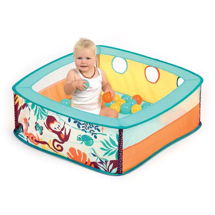 Ludi piscine a balle jungle avec 40 balles 6 mois + Piscine -