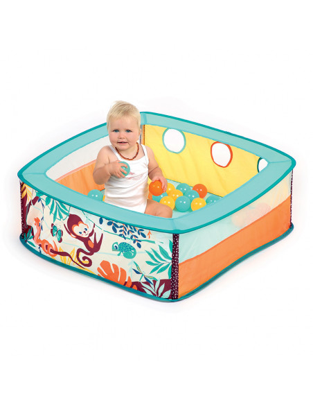 Ludi piscine a balle jungle avec 40 balles 6 mois + Piscine -
