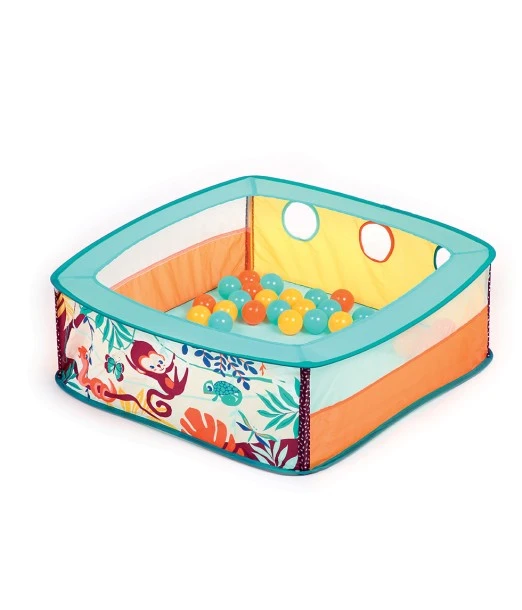 Ludi Jungle ball pool with 40 balls 6 months+