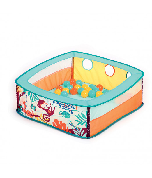 Ludi piscine a balle jungle avec 40 balles 6 mois + Piscine -