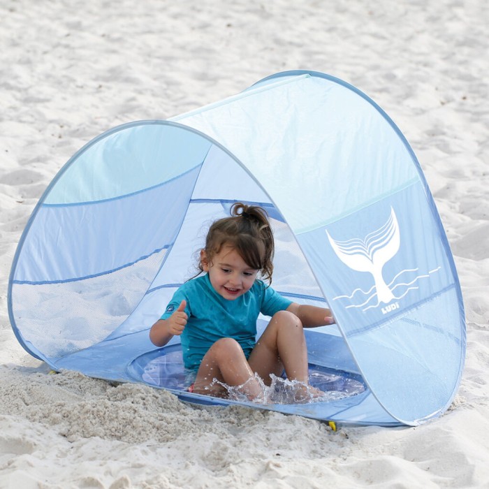 Ludi piscine tente anti uv multifonction 10 mois + Piscine -