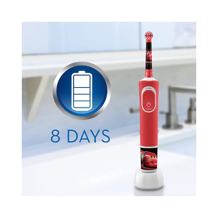 Oral-B Kids Brosse à Dents Electrique Cars 3ans+ Brosse à Dent 