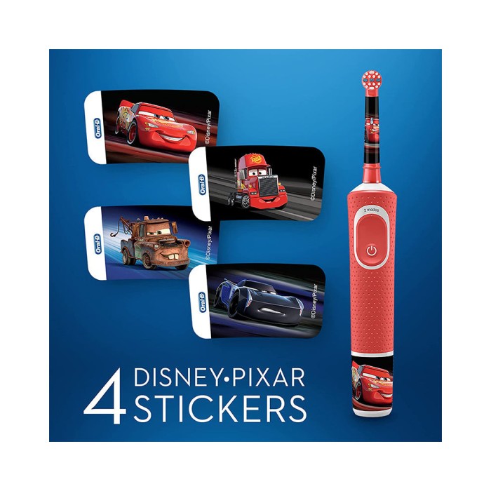 Oral-B Kids Brosse à Dents Electrique Cars 3ans+ Brosse à Dent 