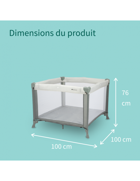 Bébé Confort Lit Parc bébé Circus gris 0 - 3ans Lit / Cododo -