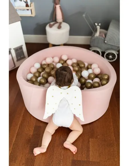 LARISA & PUMPKIN – Piscine à balles Rose Piscine - Larisa &