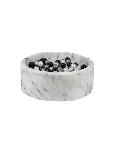 LARISA & PUMPKIN – Piscine à balles Marbre Gris Piscine -