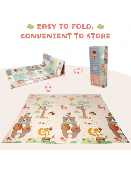 Tapis de jeu Bébé, Tapis de sol pliable XL Accueil - Maroc