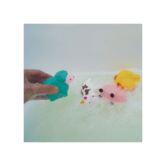 Ludi Aspergeurs "Ferme" Jouets de bain dans Détergent Vaisselle Bébé chez Baby And Mom Maroc