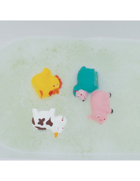 Ludi Aspergeurs "Ferme" Jouets de bain dans Détergent Vaisselle Bébé chez Baby And Mom Maroc