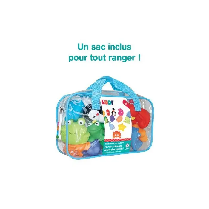 Ludi 12x Aspergeurs En Valisette Jouets de bain Jouet de bain 